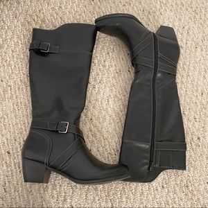 🍂 NWOT Natural soul Black boots 8.5♥️‼️🍁